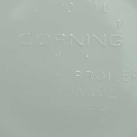 Corningware Casual Elegance White Flora Casserole Dish Corning 1Pt Round Bowl - Picture 8 of 8